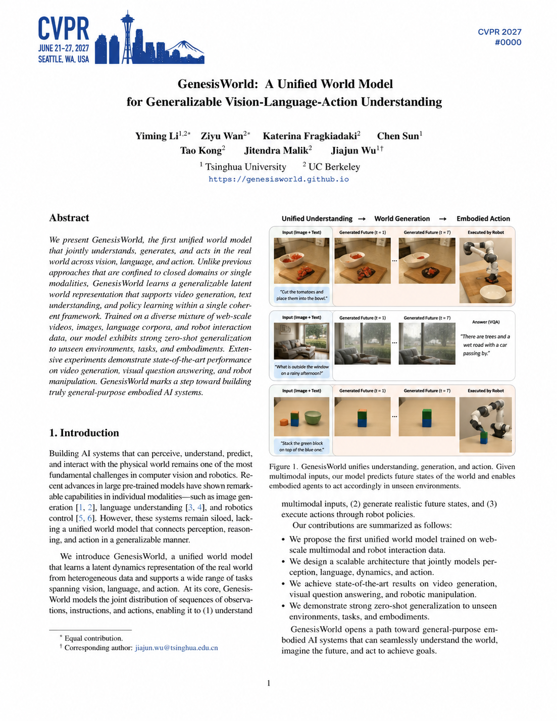 GPT Image 2 output: generated first page of the best paper at CVPR 2027